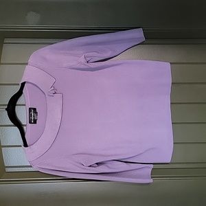 Womens Purple 3/4 length sleeve sweater Size Med